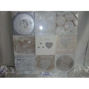 BILDE HÅNDMALT 80X80 1/6