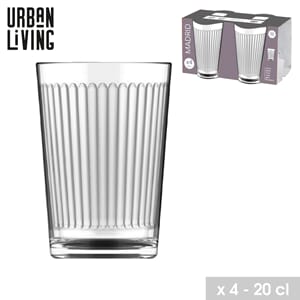 GLASS 4PK 20CL MADRID 1/12