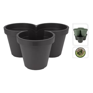 BLOMSTERPOTTE PLAST 3 H20Ø23L44cm 1/10