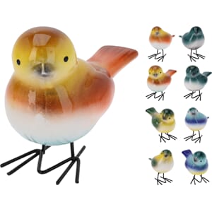 FUGL PORSELEN 9CM 8ASS 1/16/48