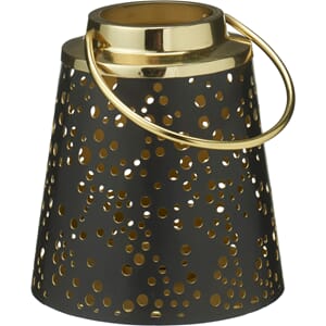 LYSHOLDER METALL SORT 12X13CM 1/12