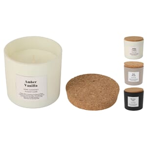 LYS DUFTELYS I GLASS 8CM 3ASS 1/24