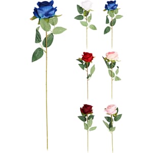 BLOMST ROSE 6ASS 50CM 1/24/48