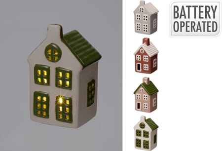 LEDHUS 11CM 4ASS DISPLAY 1/12/48