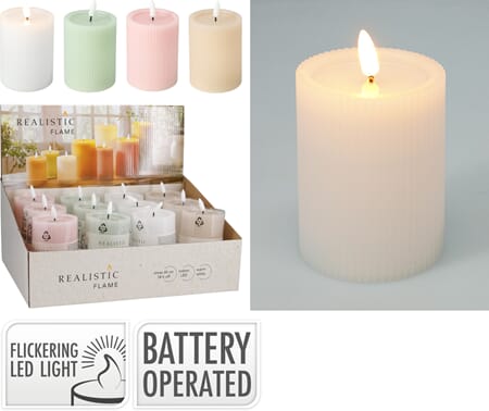 LEDLYS 10CM 4ASS DISPLAY 1/12/24