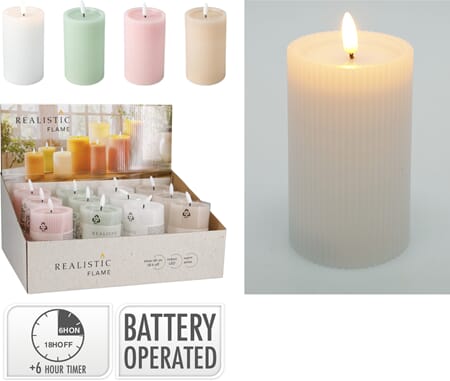 LEDLYS 4ASS 12,5CM 1/12/24