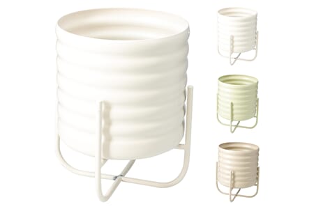 BLOMSTERPOTTE 3ASS 17,5CM 1/12