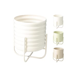 BLOMSTERPOTTE 3ASS 17,5CM 1/12