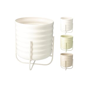 BLOMSTERPOTTE 3ASS 25CM 1/6