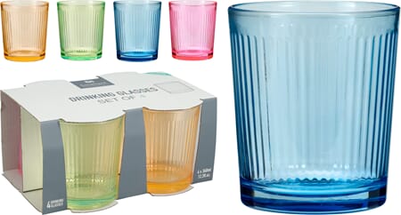 GLASS FARGET 4PK 360ML 1/8