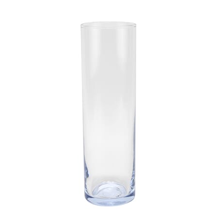 VASE GLASS 28X8CM 1/12