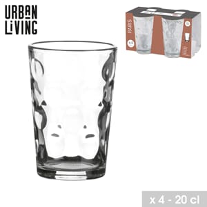 GLASS 4PK PARIS  20CL 1/12