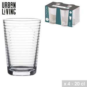 GLASS 4PK 20CL. LONDON  1/12