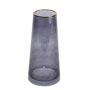 VASE GLASS 25X12CM 1/24