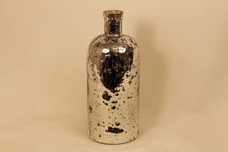 GLASS FLASKE SØLV H-33cm 1/1/6