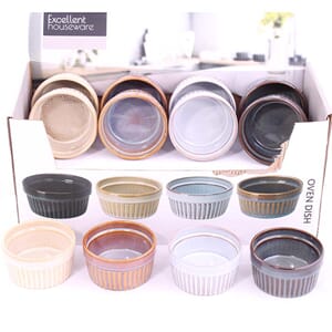 ILDFASTE SKÅLER ASS DISPL 9CM 1/24/48