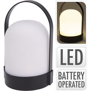 BORDLAMPE LYKT BO21CM SORT 1/10