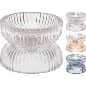 LYSESTAKE GLASS 3ASS 8CM 1/12/36