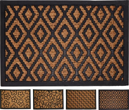 DØRMATTE  60X40CM 4ASS 1/12