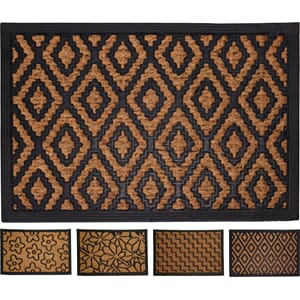 DØRMATTE  60X40CM 4ASS 1/12