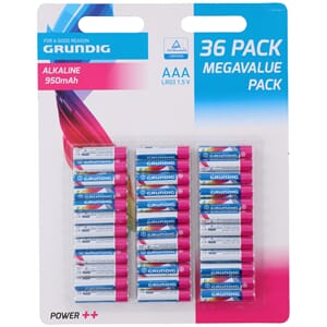 BATTERIER AAA 36PÅ KRT 1/12