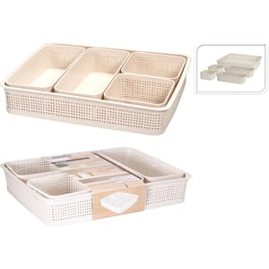 PLAST KURVSETT 35X29X6CM 5DELER 1/6