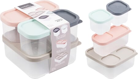 PLAST BOKSESETT 4 DELER 1/24