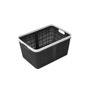 PLAST KURV 30X22X16CM SORT