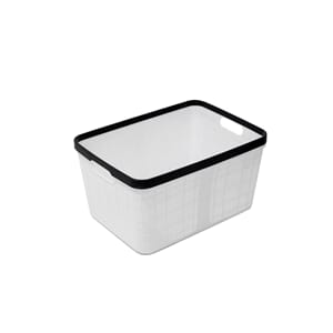 PLAST KURV 34X25X28CM HVIT