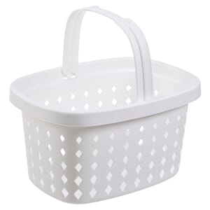 PLAST KURV M/HANK 20L 1/5 HVIT