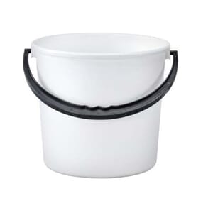 PLAST BØTTE 10L HVIT 1/10/330