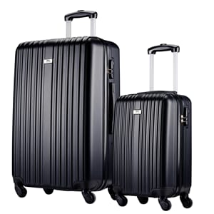 KOFFERSETT 2 DELER SORT 1/1