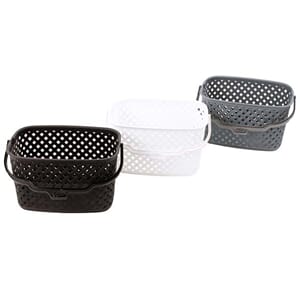 PLAST KURV M/HÅNDTAK 22cm 1/24