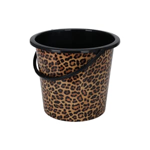 PLAST BØTTE 10L SORT/PANTER 1/12