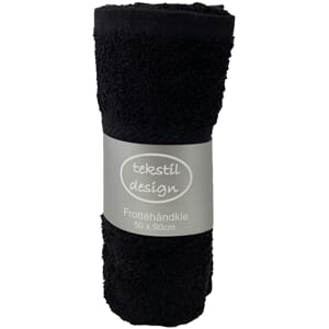 FROTTE HÅNDKLE 50X90 SVART 1/12/72