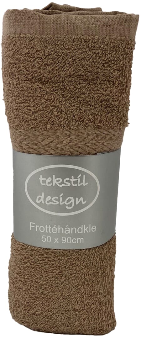FROTTE HÅNDKLE 50X90 BEIGE 1/12/72