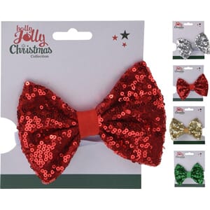 JUL SLØYFE 11X8CM 4ASS 1/24/72