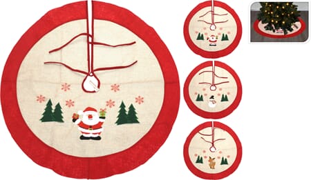 JUL JULETREUNDERLAG 90CM 3ASS 1/15