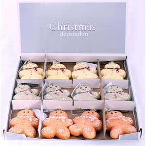 JUL HENGEDEKOR 11CM 3ASS DISPLAY 1/12/48