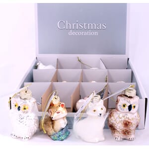 JUL HENGEDEKOR 11CM 6ASS DISPLAY 1/12/36