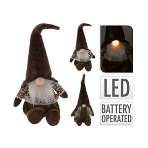 JUL NISSE STOFF L.LYS 50CM 2ASS 1/8