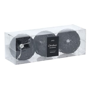 JUL KULE 3PK 8CM SORT 1/12/24