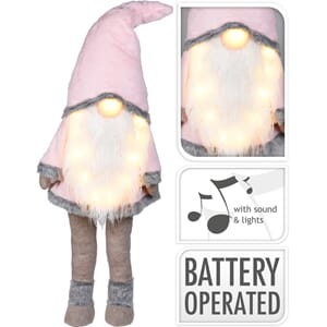 JUL NISSE 160CM M/LYS OG LYD  1/1