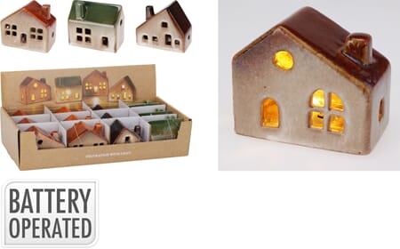 JUL POLY HUS LEDLYS 8CM 1/12/72