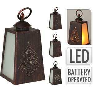 LYKT FLAMME LED 19X10CM 1/12