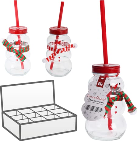 JUL GLASS M/SUGERØR 1/24