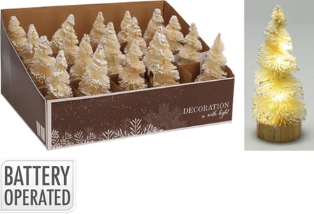 JUL TRE 15CM LEDLYS DISPLAY  1/20/40