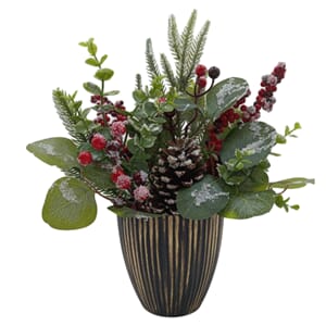 JUL BLOMST 35CM DEKOR  1/36