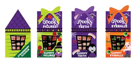 HALLOWEEN SPOOKY CANDY 4 ASS 1/24