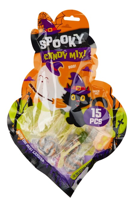 HALLOWEEN 15PK SPOOKY MIX 1/24